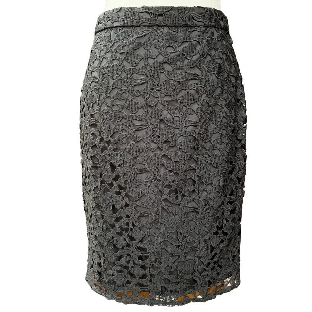 J. Crew Lace Pencil Skirt